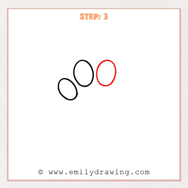 how to draw a dog paw - Step 3